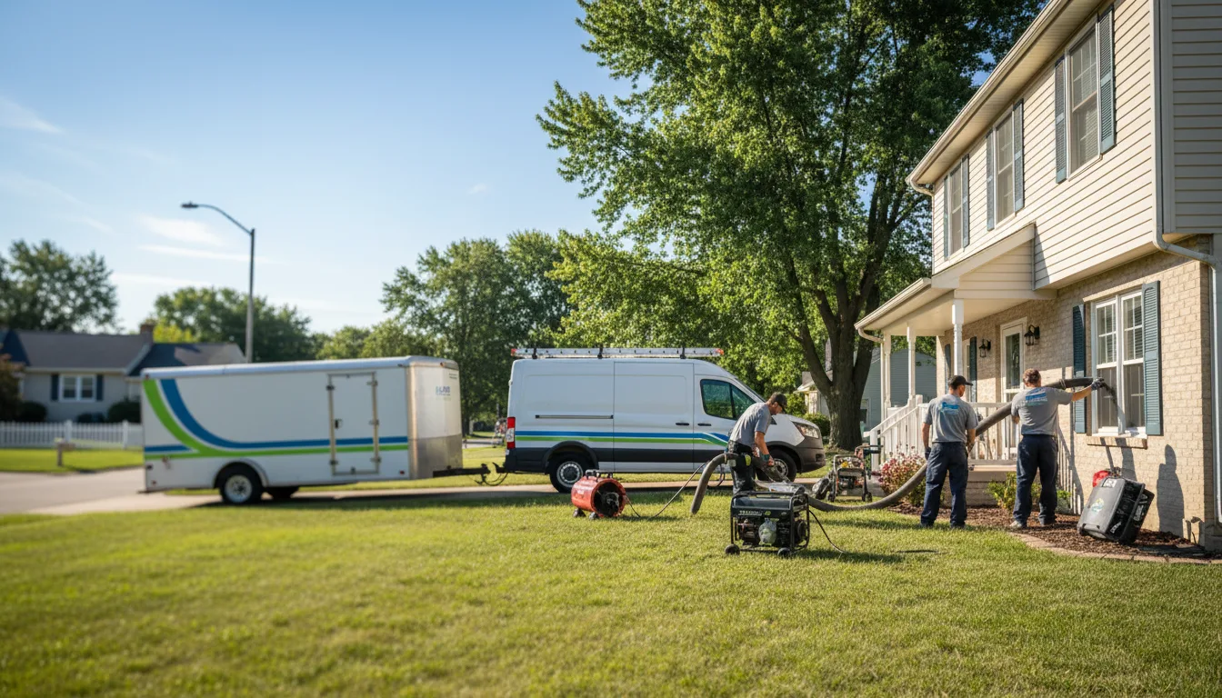 Flooded Basement Restoration And Cleanup With Repair in Lakeville, IN near me